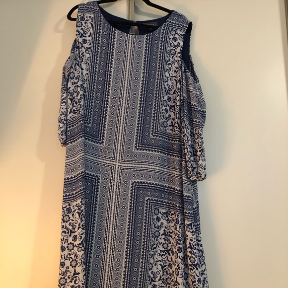 LUXOLOGY WOMENS KNEE LENGTH DRESS (FULLY LINED) - Picture 1 of 10